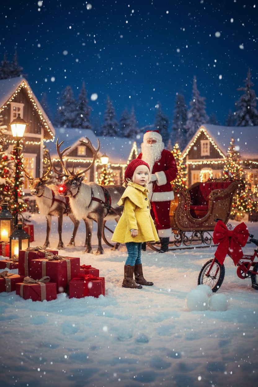 Santa Claus in Lapland example
