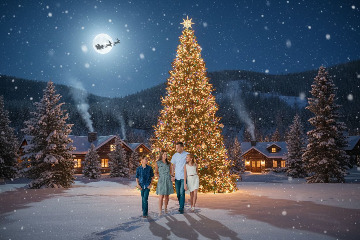 Group Christmas tree example